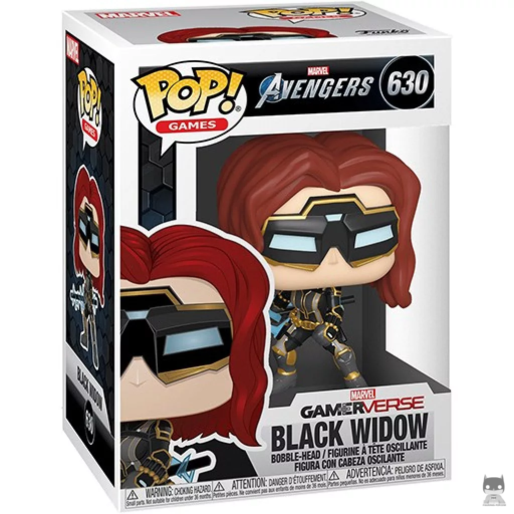 Figurine Funko POP Black Widow avec boîte