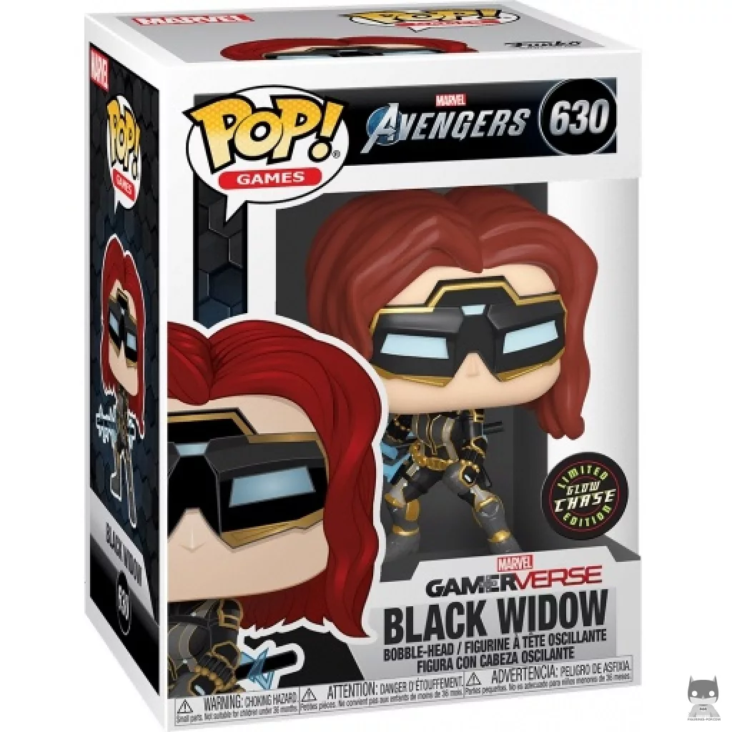 Figurine Funko POP Black Widow (Chase) avec boîte