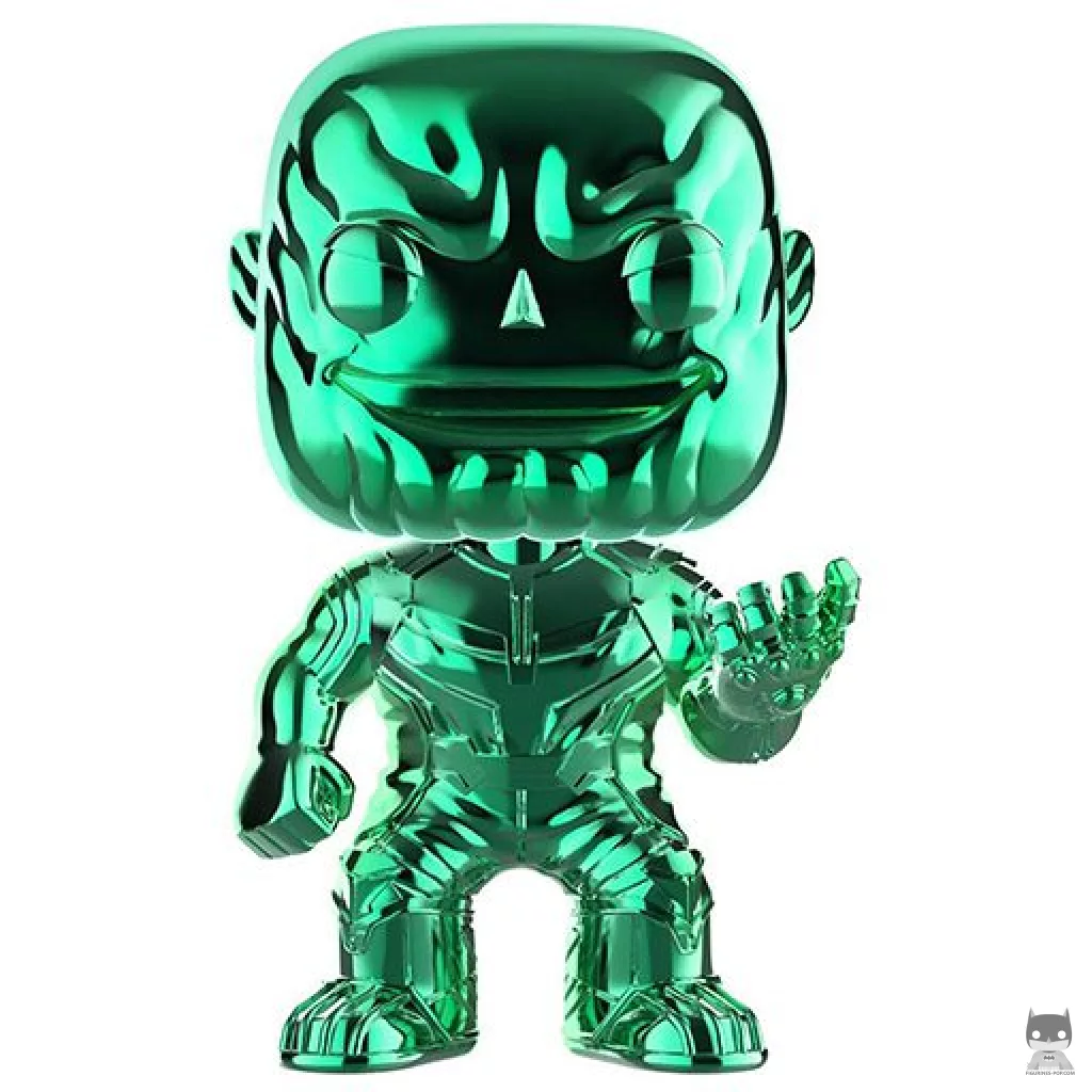 Figurine Funko POP Thanos (Vert & Chrome) (Avengers : Infinity War)