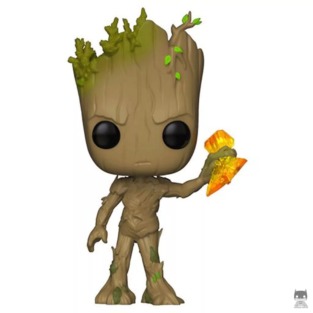 Figurine Funko POP Groot (avec Stormbreaker) (Avengers : Infinity War)