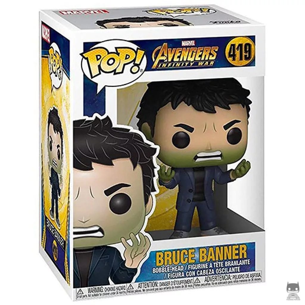 Figurine Funko POP Bruce Banner (en Colère) avec boîte