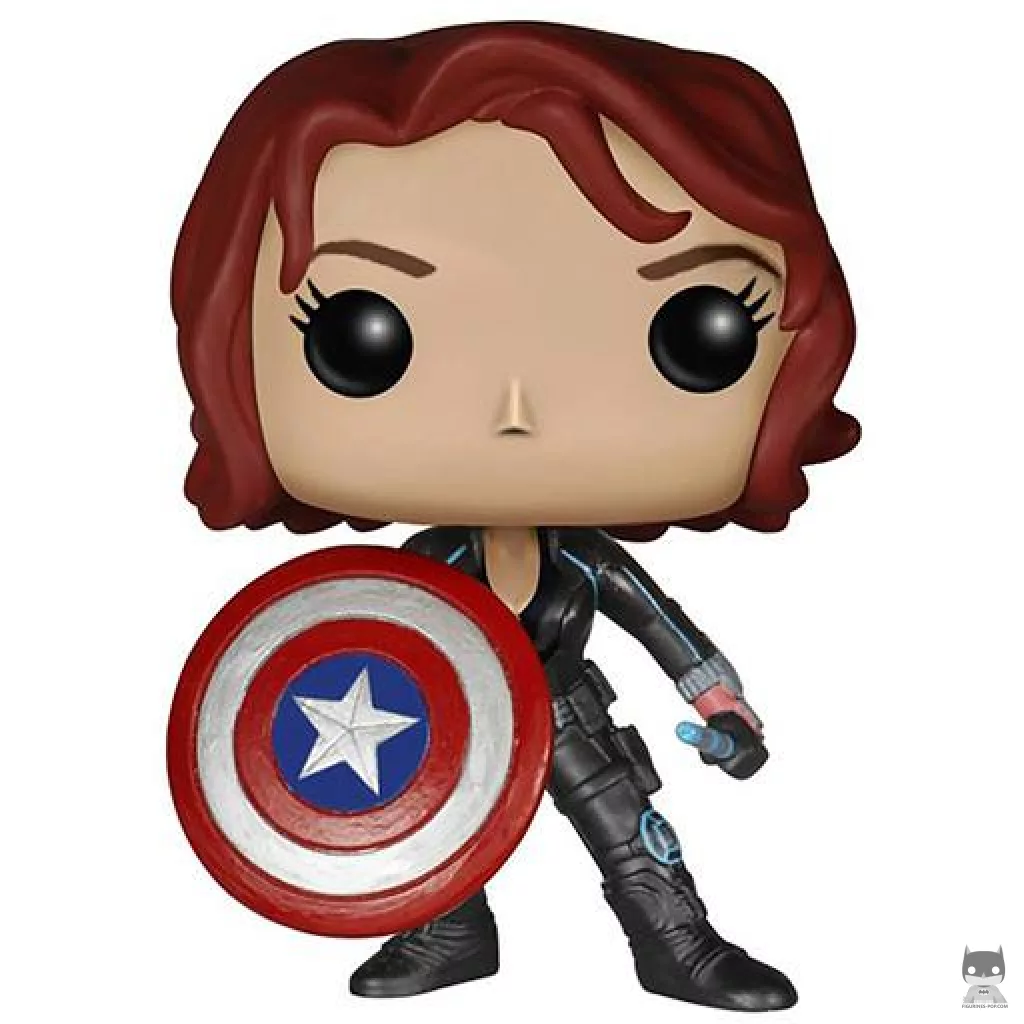 Figurine Funko POP Black Widow (avec Bouclier) (Avengers : L'Ère d'Ultron)