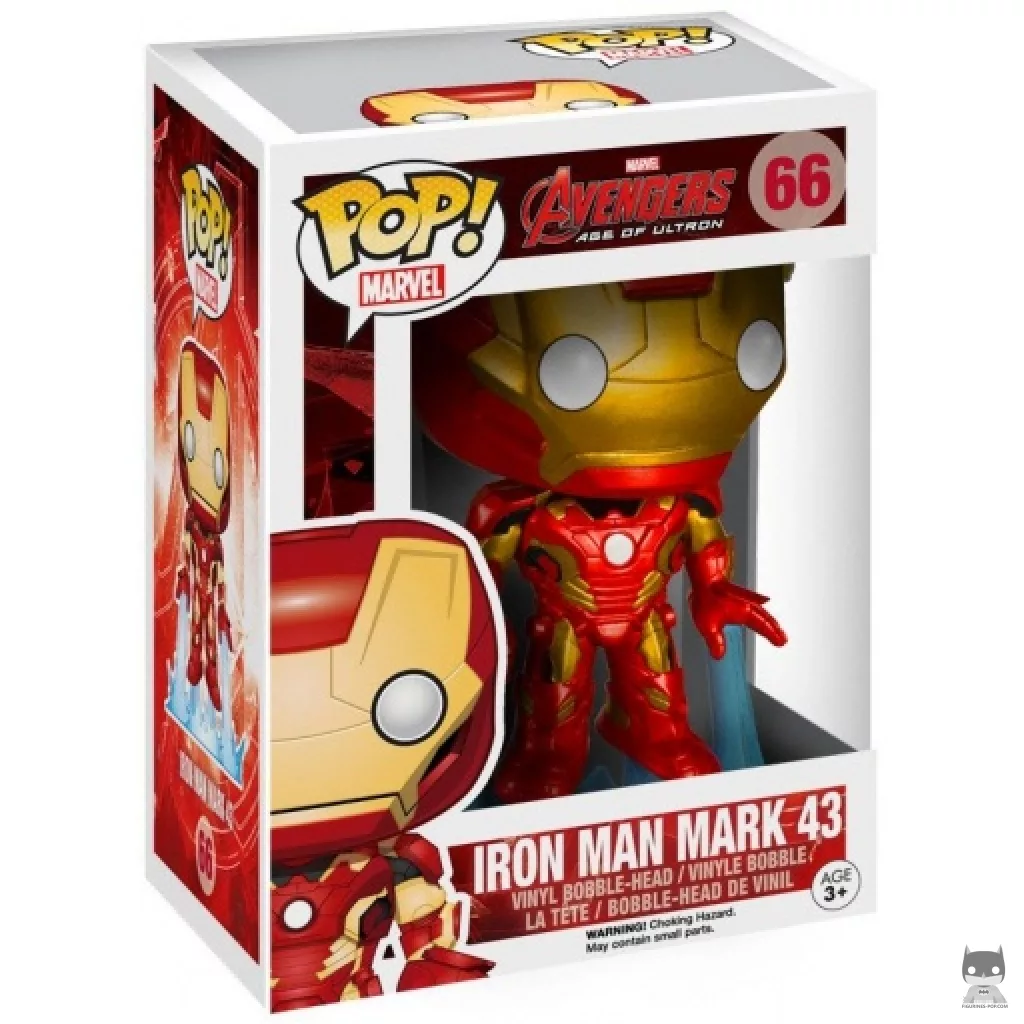 Figurine Funko POP Iron Man Mark 43 avec boîte
