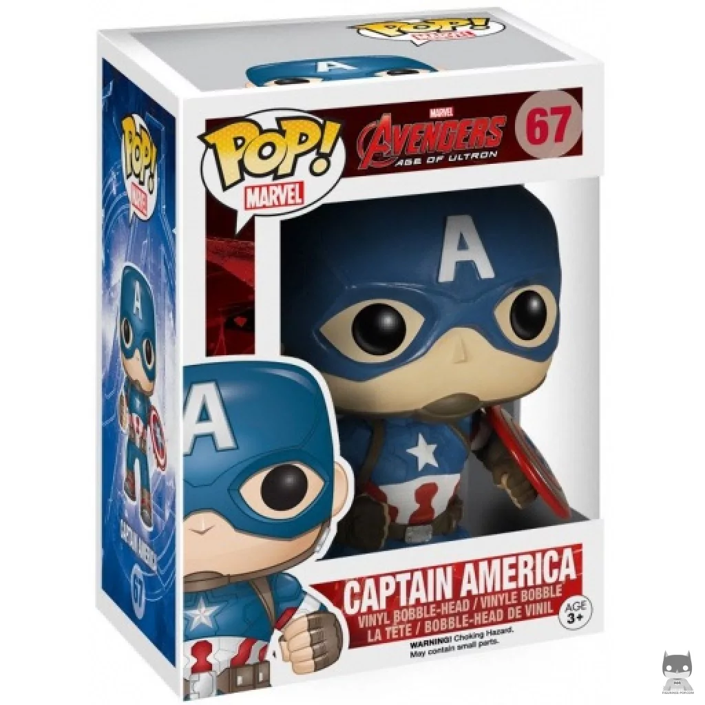 Figurine Funko POP Captain America avec boîte