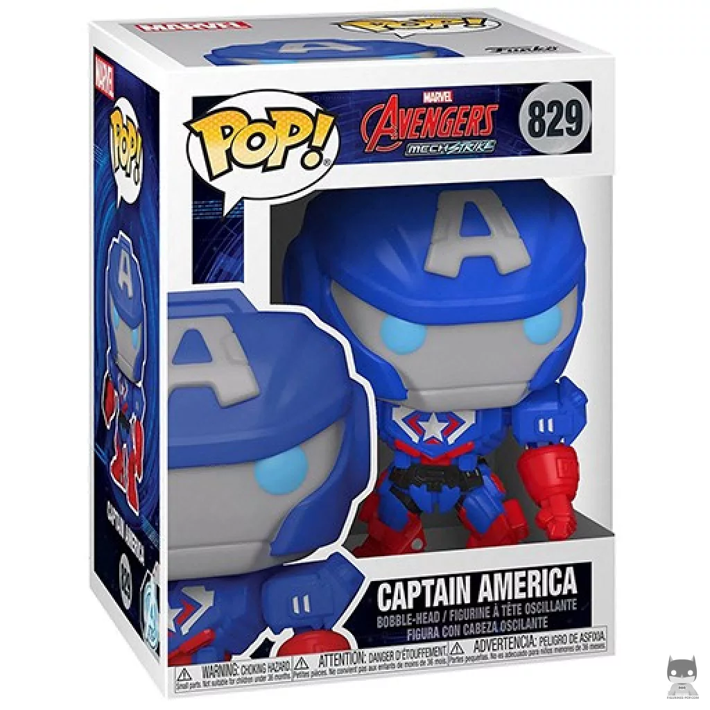 Figurine Funko POP Captain America avec boîte