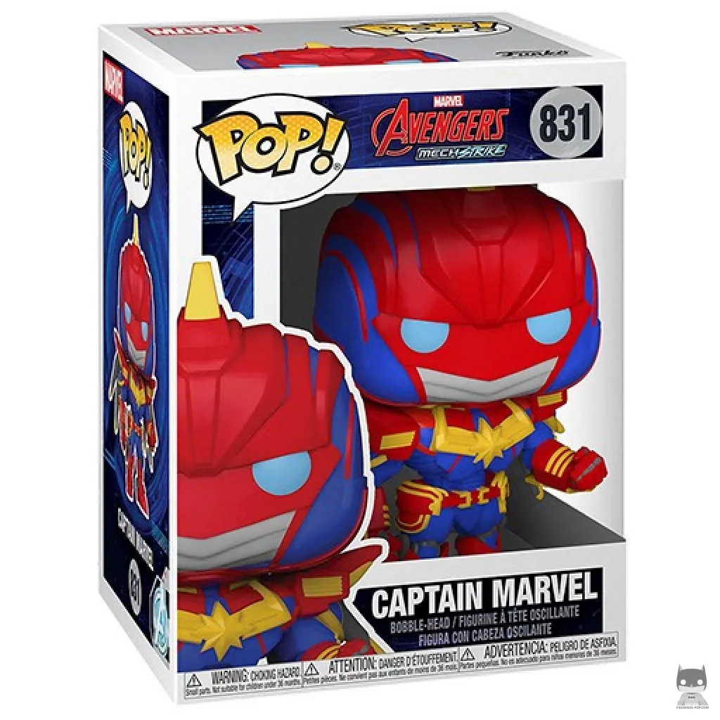 Figurine Funko POP Captain Marvel avec boîte