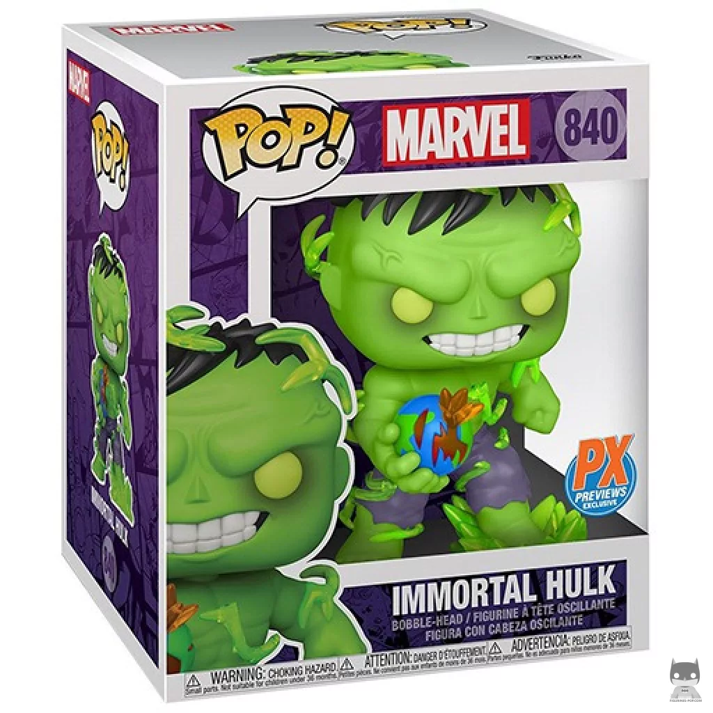Figurine Funko POP Immortal Hulk (Supersized) avec boîte