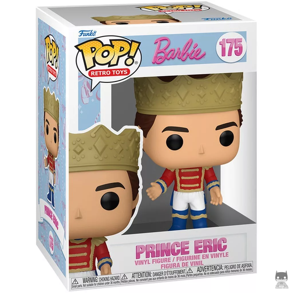 Figurine Funko POP Prince Eric avec boîte