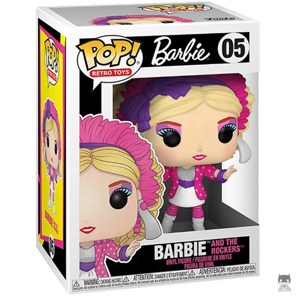 Figurine Funko POP Barbie Rock Star avec boîte