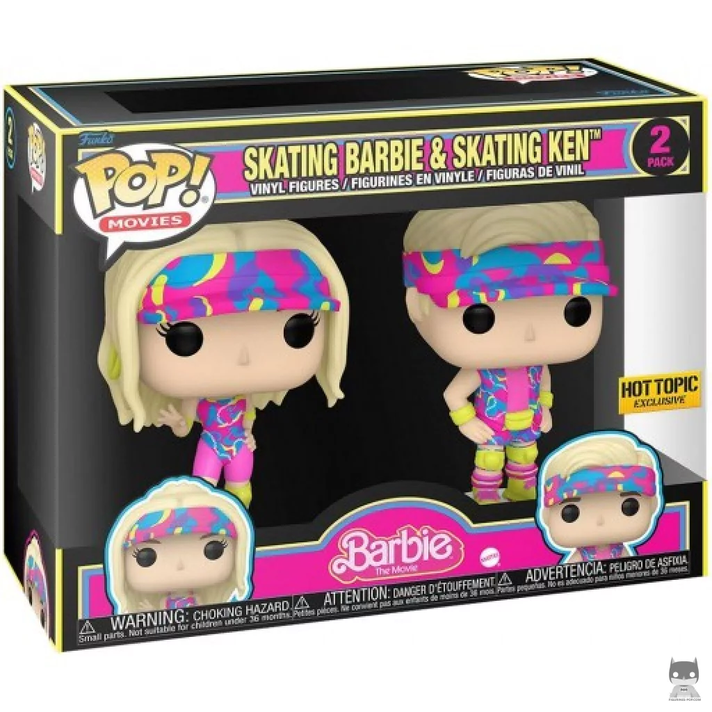 Figurine Funko POP Barbie & Ken en Rollers avec boîte
