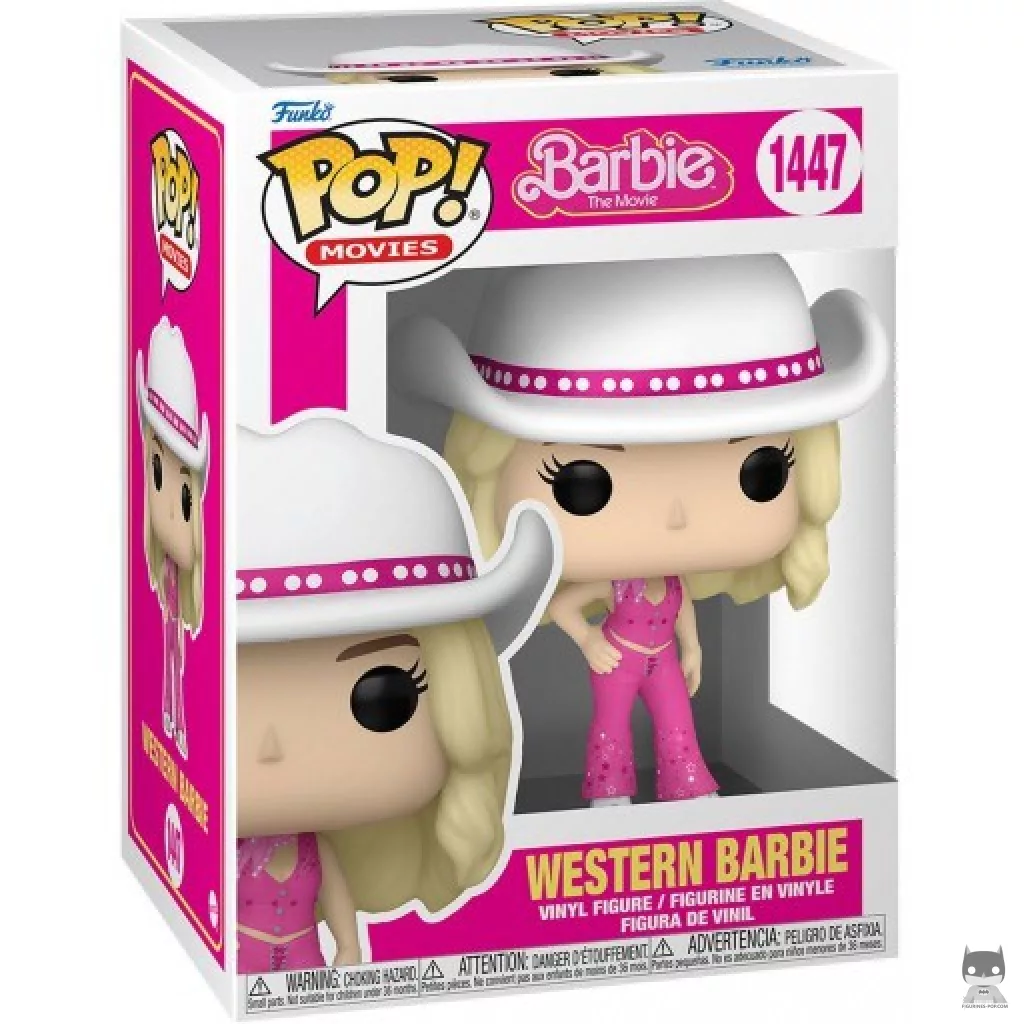 Figurine Funko POP Western Barbie avec boîte