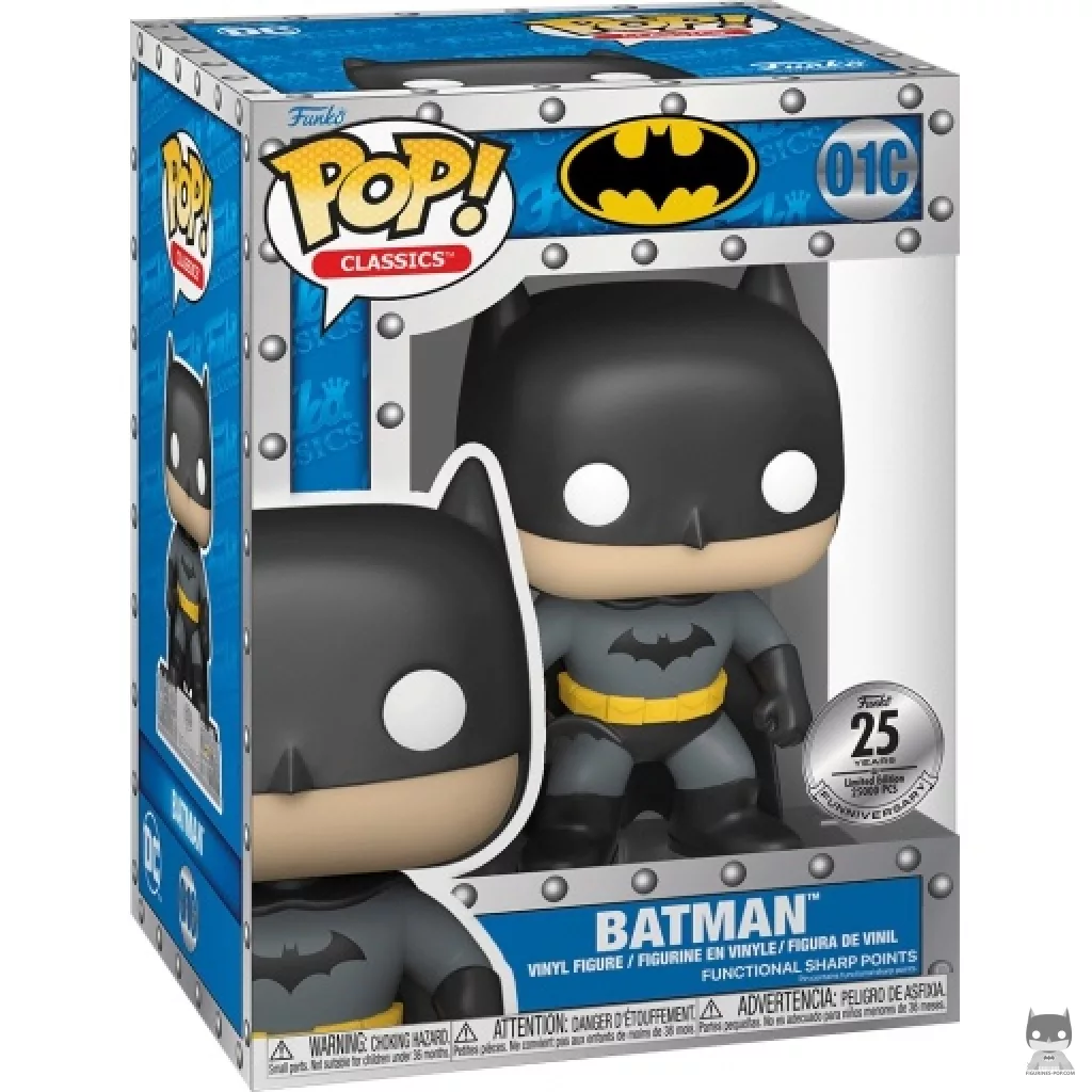 Figurine Funko POP Batman (Célébration 25 Ans) avec boîte