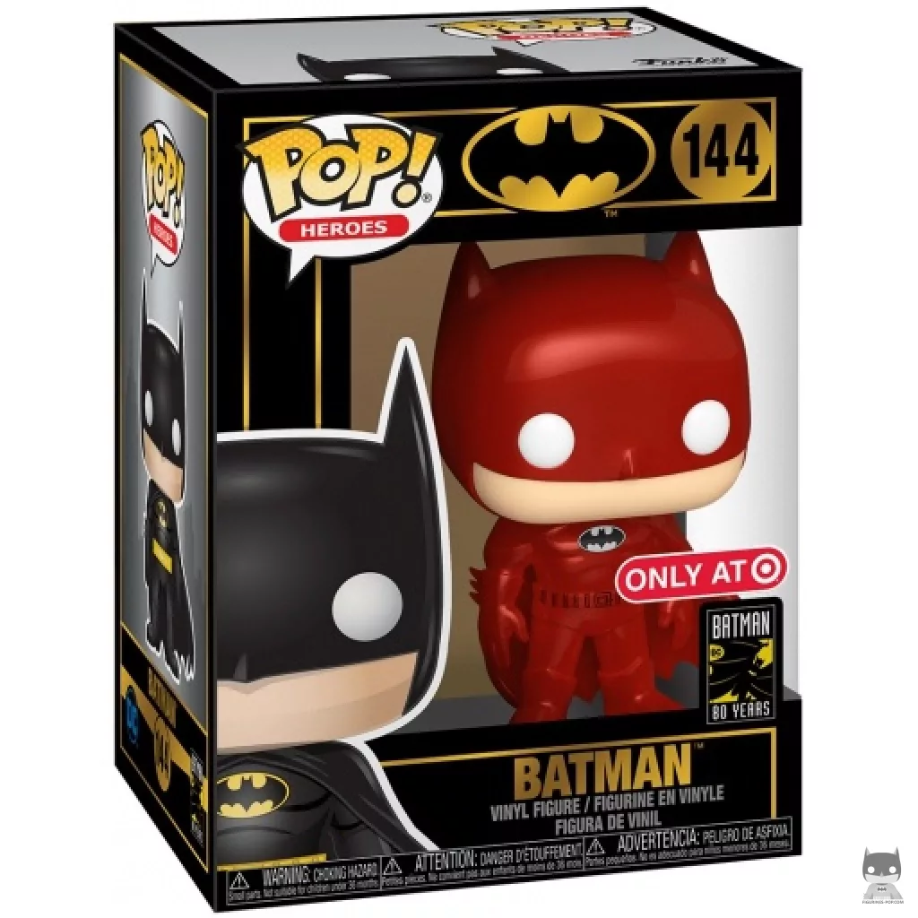Figurine Funko POP Batman (Rouge) avec boîte
