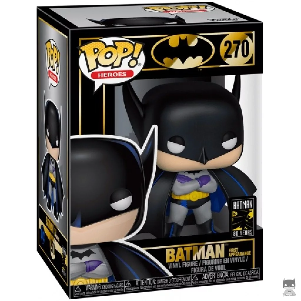 Figurine Funko POP Batman Première Apparence avec boîte