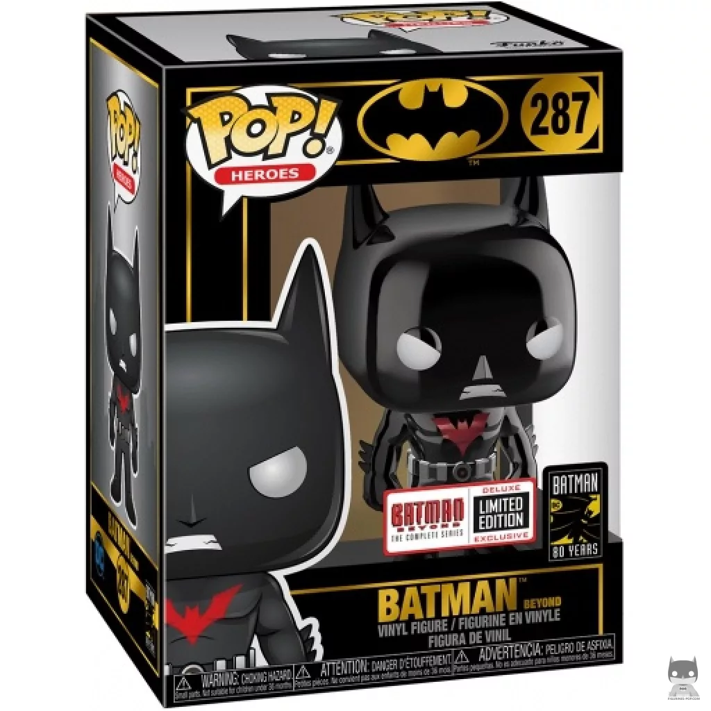 Figurine Funko POP Batman Beyond (Chrome) avec boîte