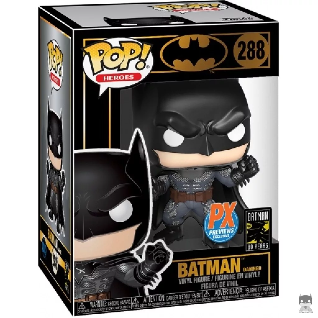 Figurine Funko POP Batman Damned avec boîte
