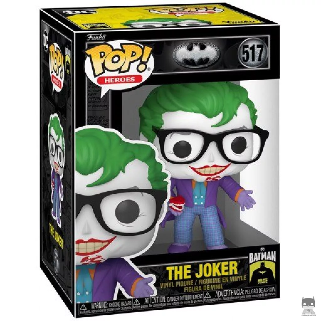 Figurine Funko POP Joker avec dents qui claquent avec boîte