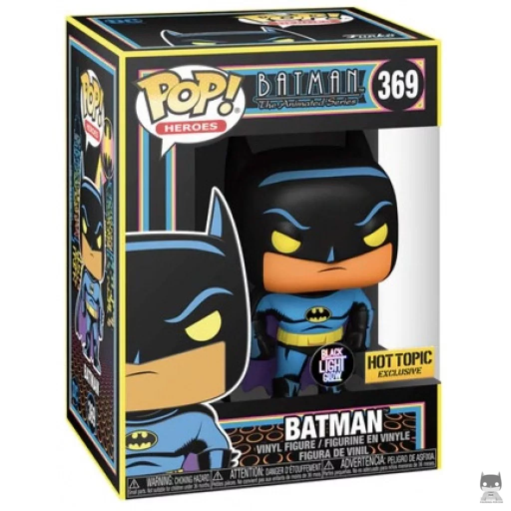 Figurine Funko POP Batman (Black Light Glow) avec boîte