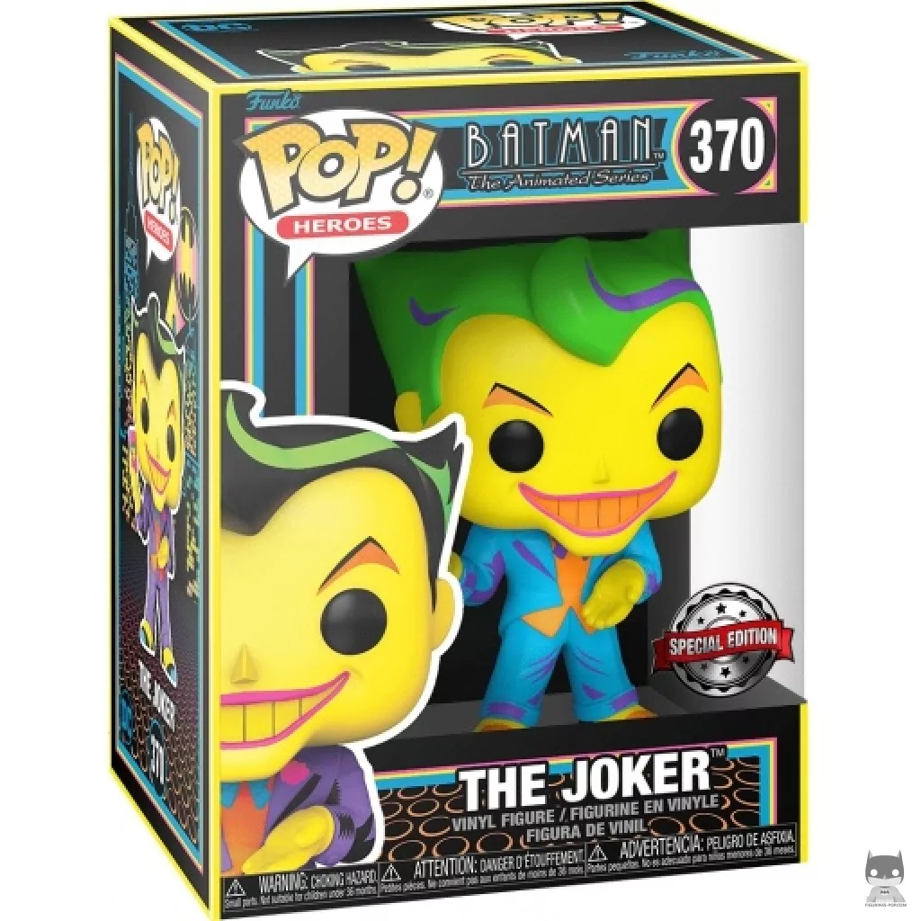 Figurine Funko POP Joker (Blacklight) avec boîte