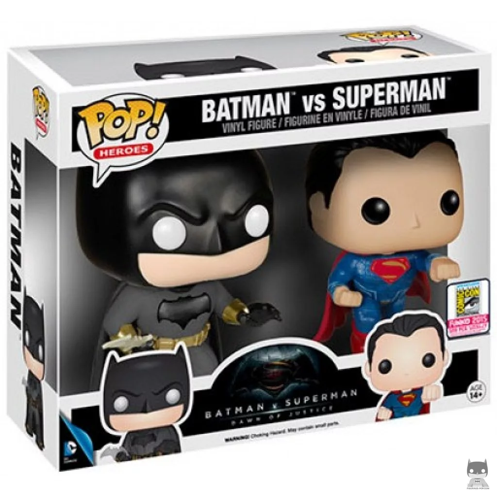 Figurine Funko POP Batman vs Superman avec boîte