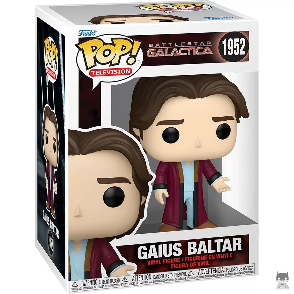 Figurine Funko POP Gaius Baltar avec boîte