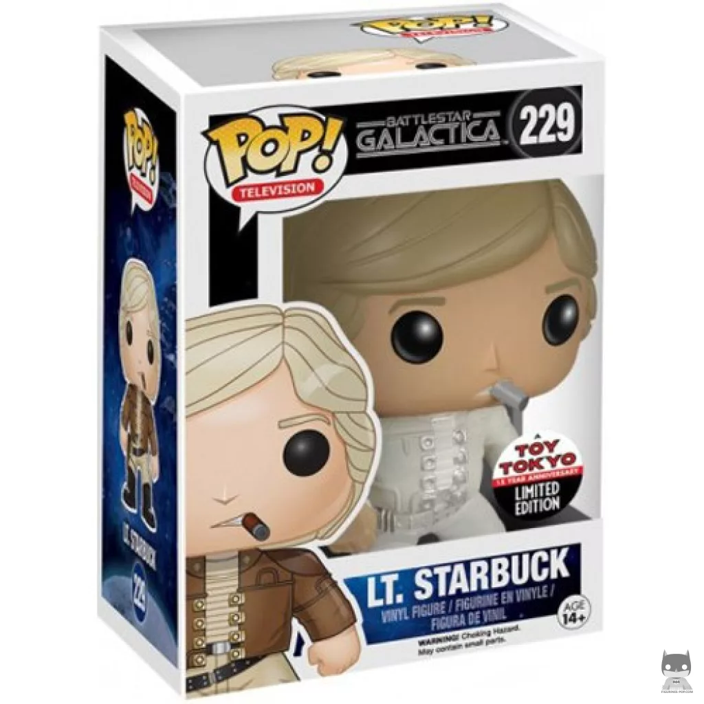 Figurine Funko POP Lt. Starbuck (Blanc) avec boîte