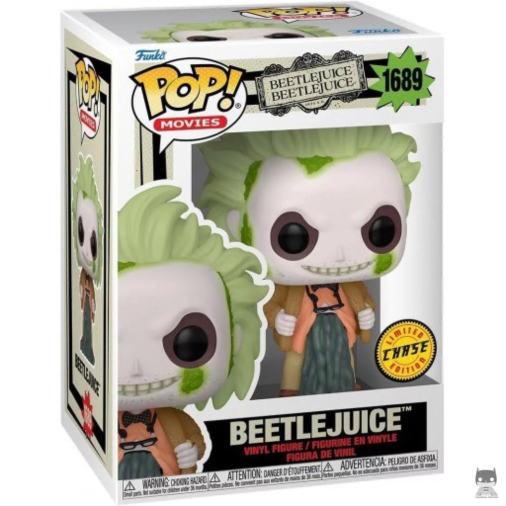 Figurine Funko POP Beetlejuice (Chase) avec boîte