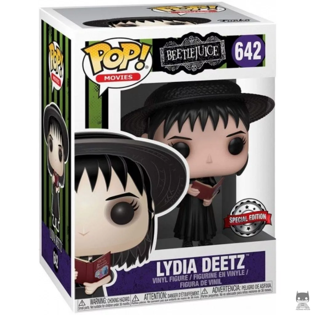 Figurine Funko POP Lydia Deetz avec Livre avec boîte
