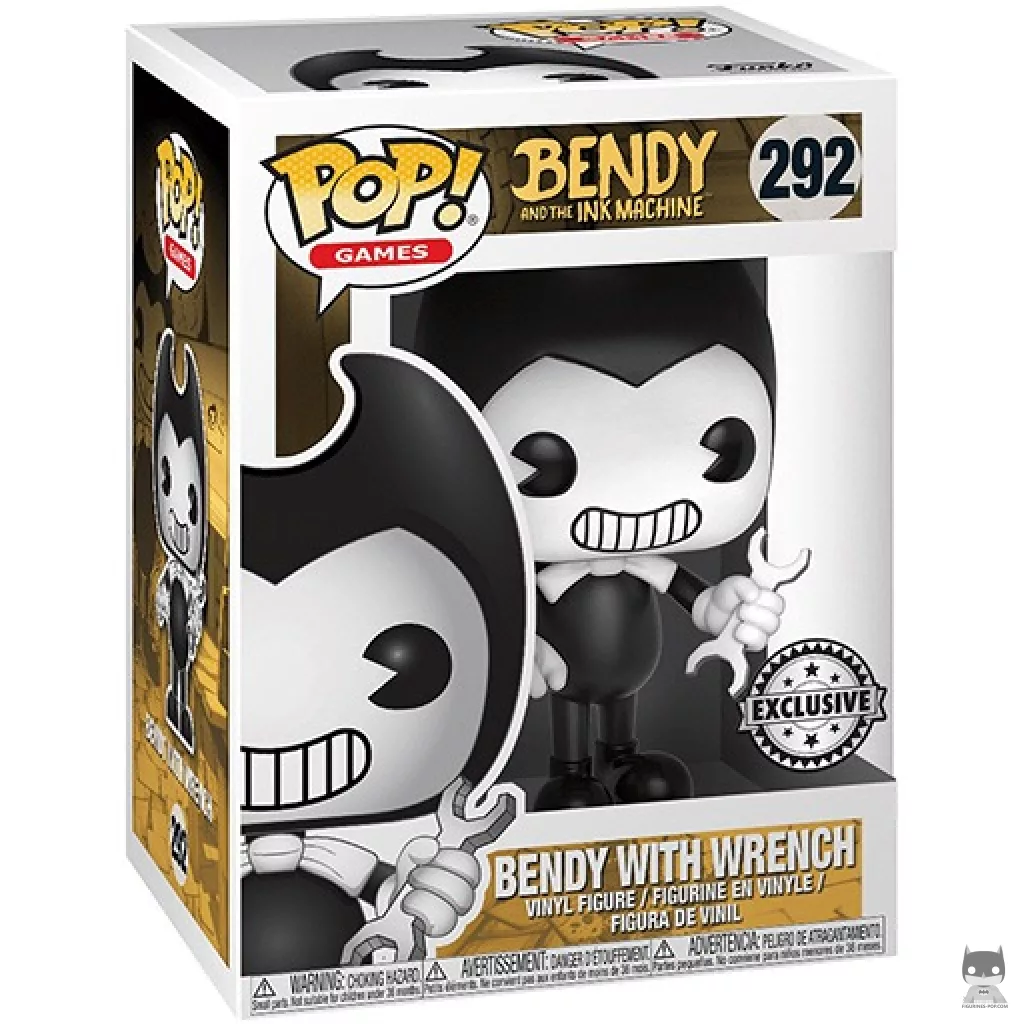 Figurine Funko POP Bendy avec Clé avec boîte