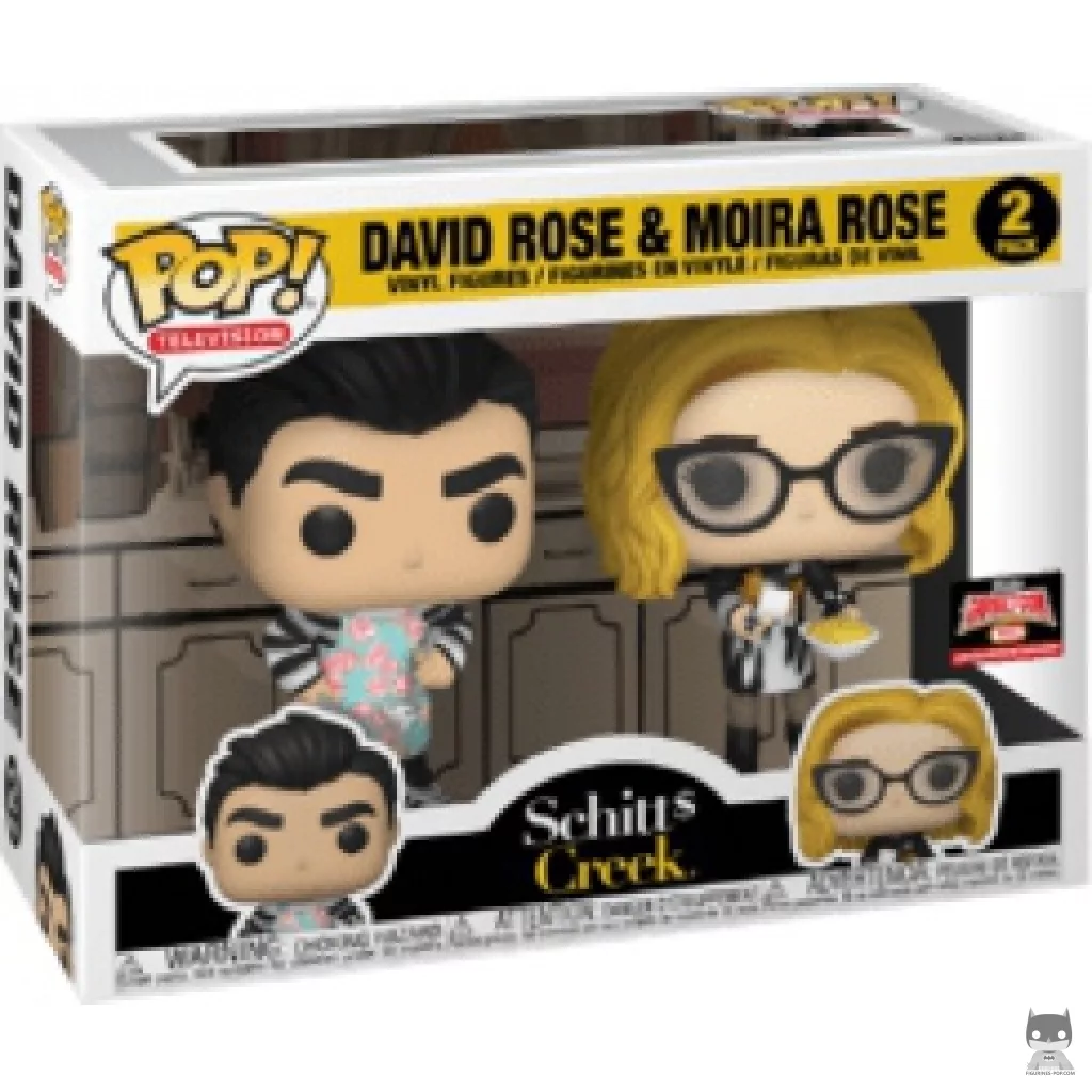 Figurine Funko POP David Rose & Moira Rose avec boîte
