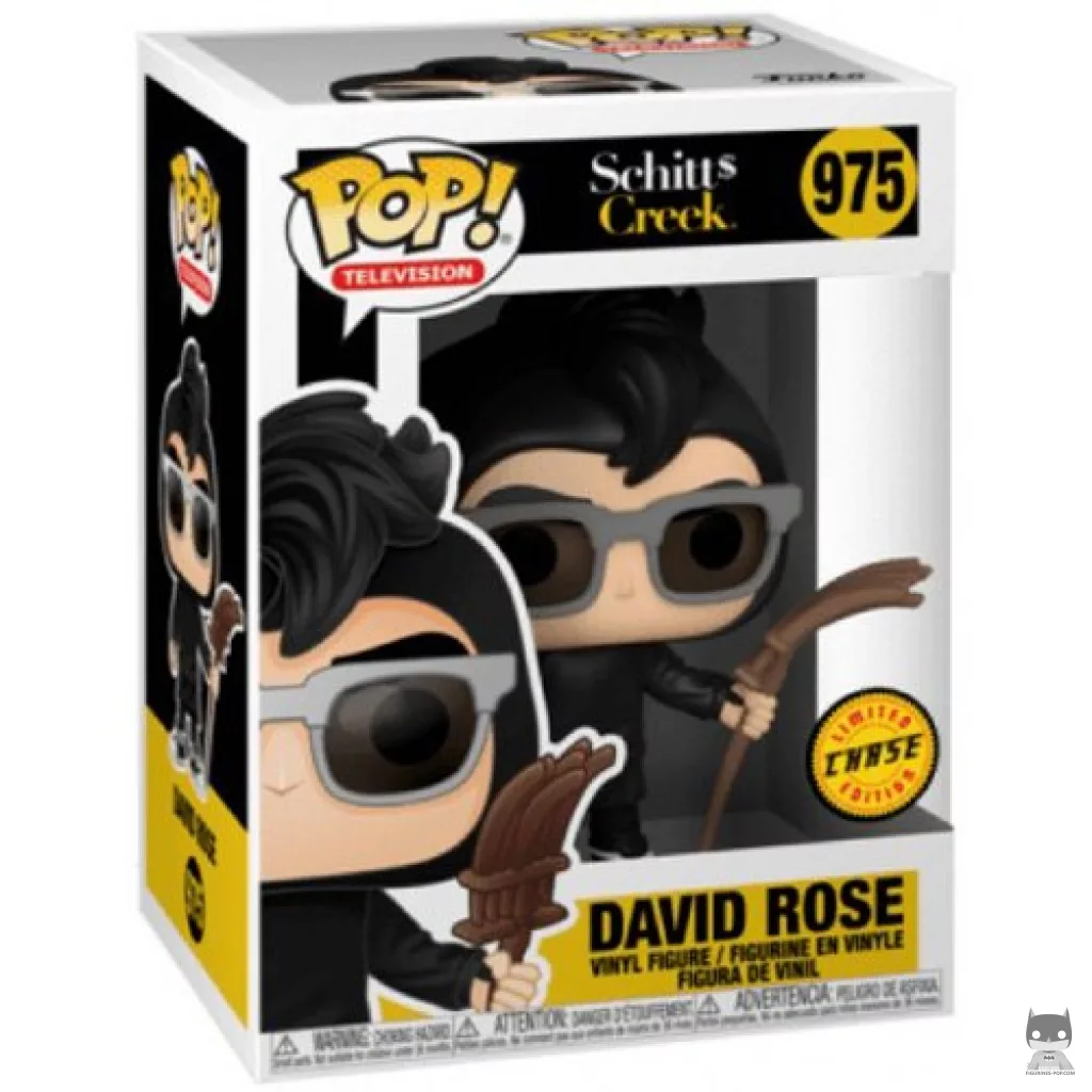 Figurine Funko POP David Rose (Chase) avec boîte