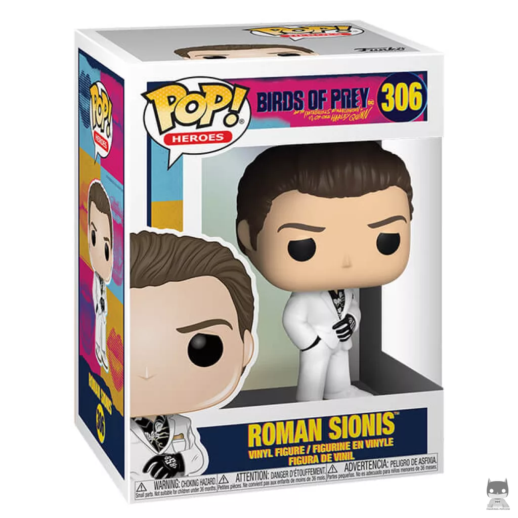 Figurine Funko POP Roman Sionis avec boîte