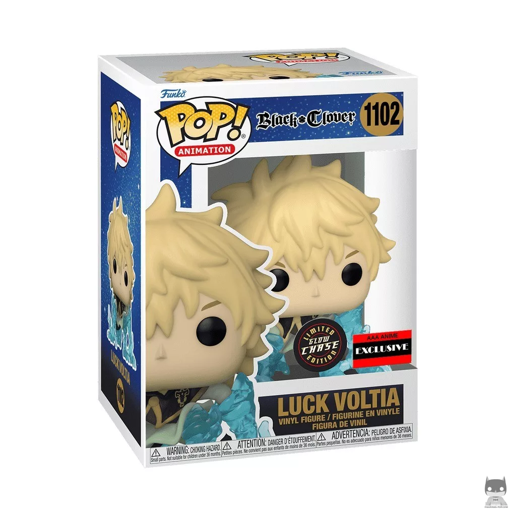 Figurine Funko POP Luck Voltia (Chase & Glow in the Dark) avec boîte