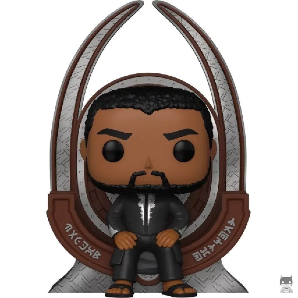 Figurine Funko POP T'Challa sur Trône (Black Panther)