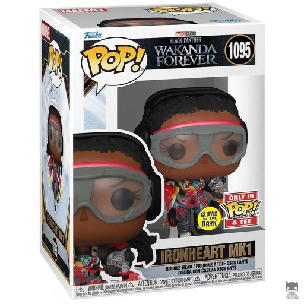Figurine Funko POP Ironheart MK1 (Glow in the Dark) avec boîte