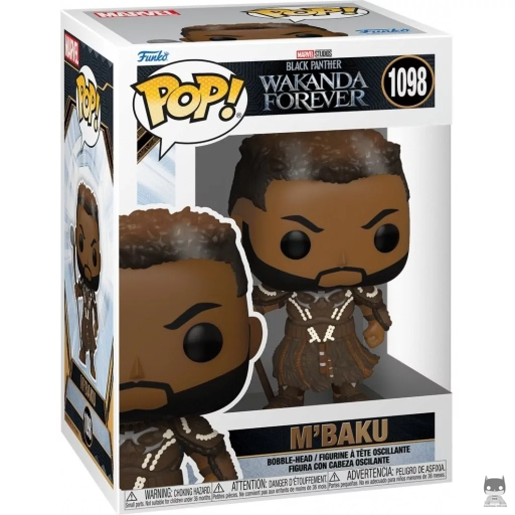 Figurine Funko POP M'Baku avec boîte