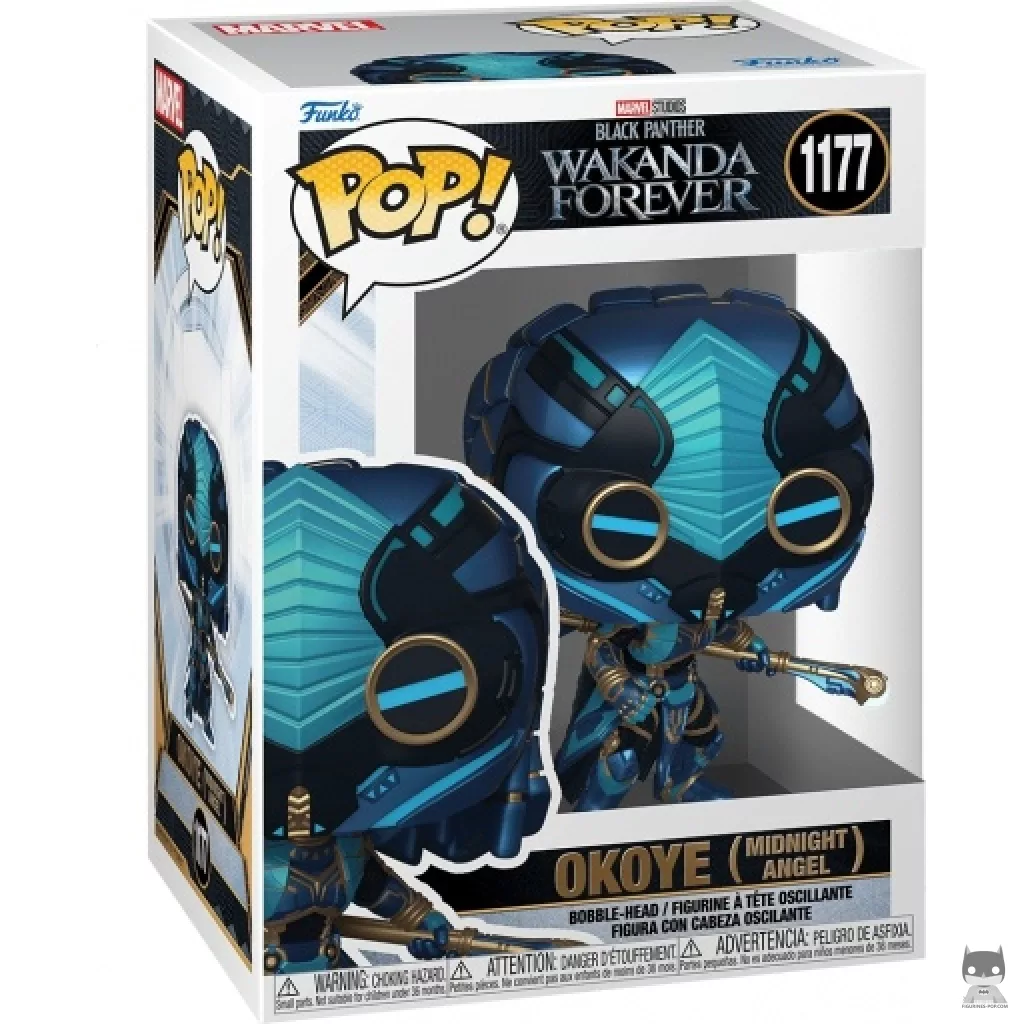Figurine Funko POP Okoye Midnight Angel avec boîte