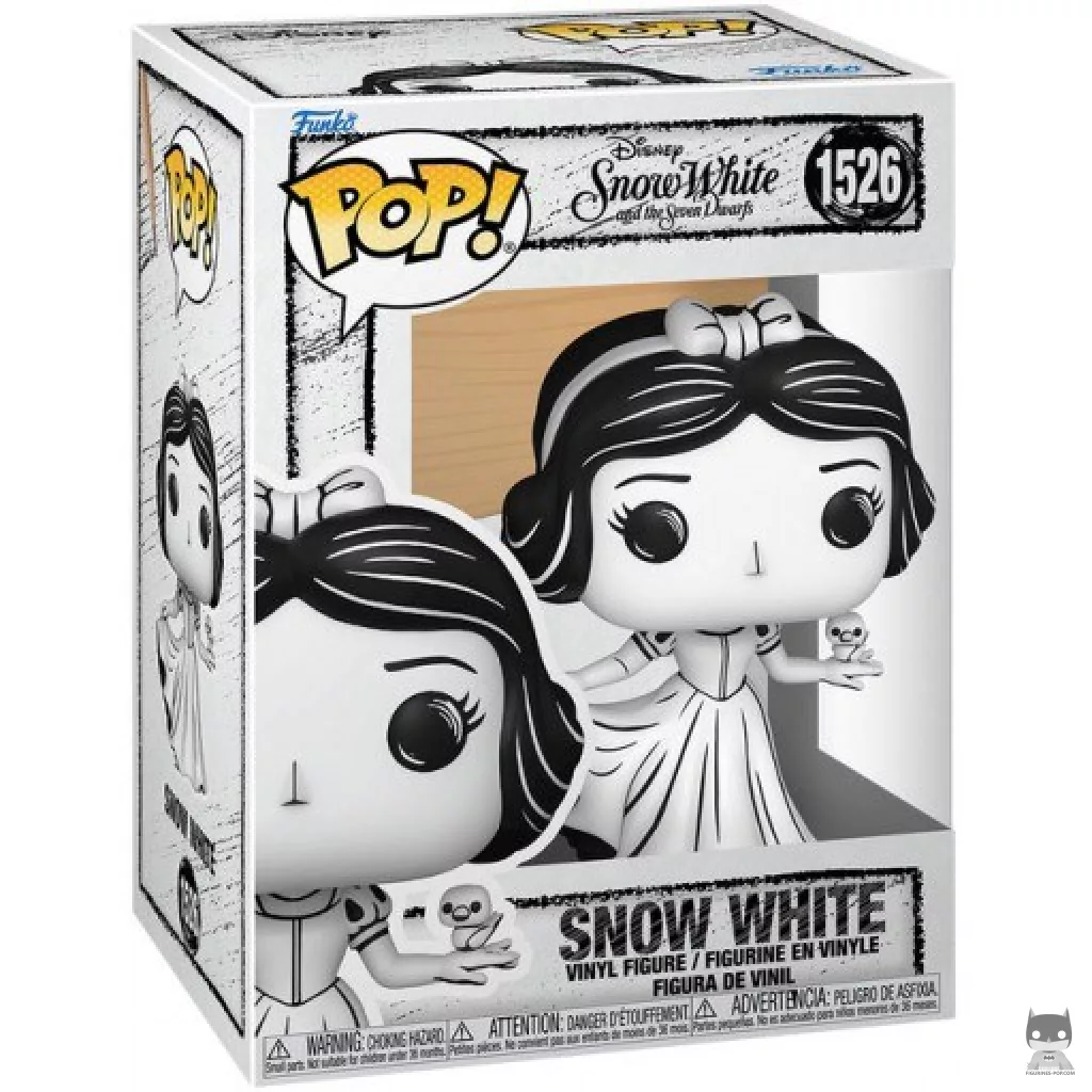 Figurine Funko POP Blanche Neige (Esquisse) avec boîte
