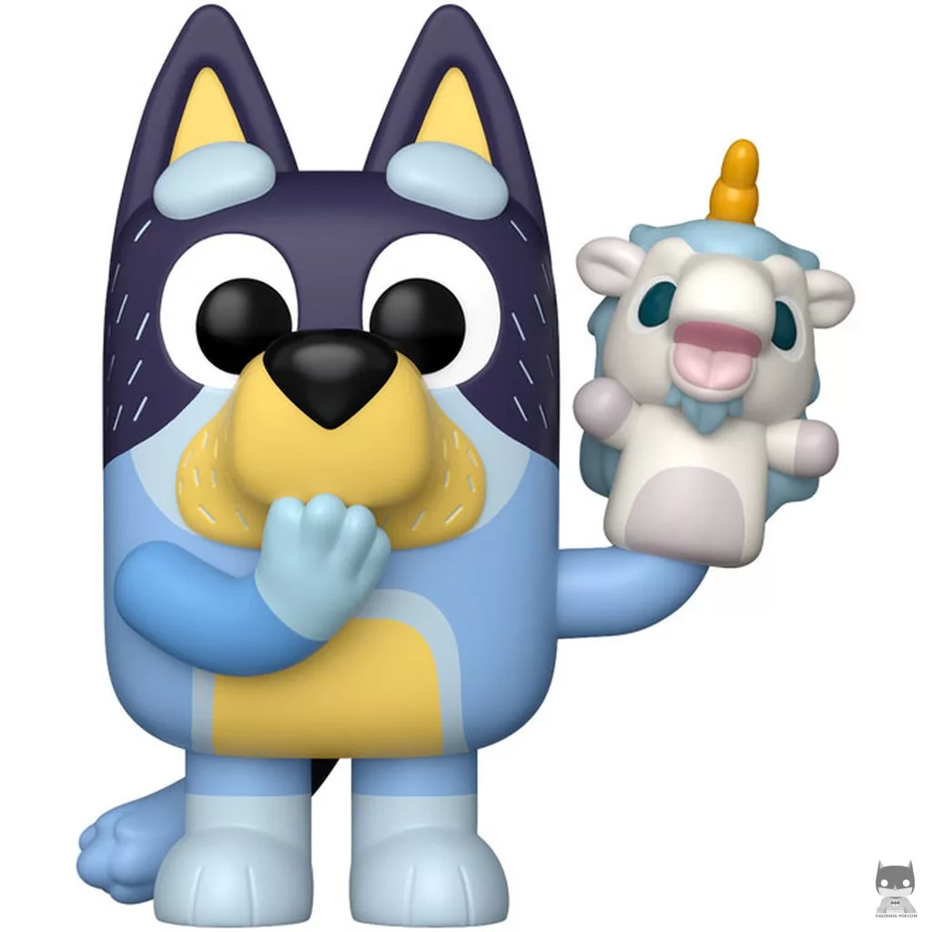 Figurine Funko POP Bandit avec Licorne (Bluey)