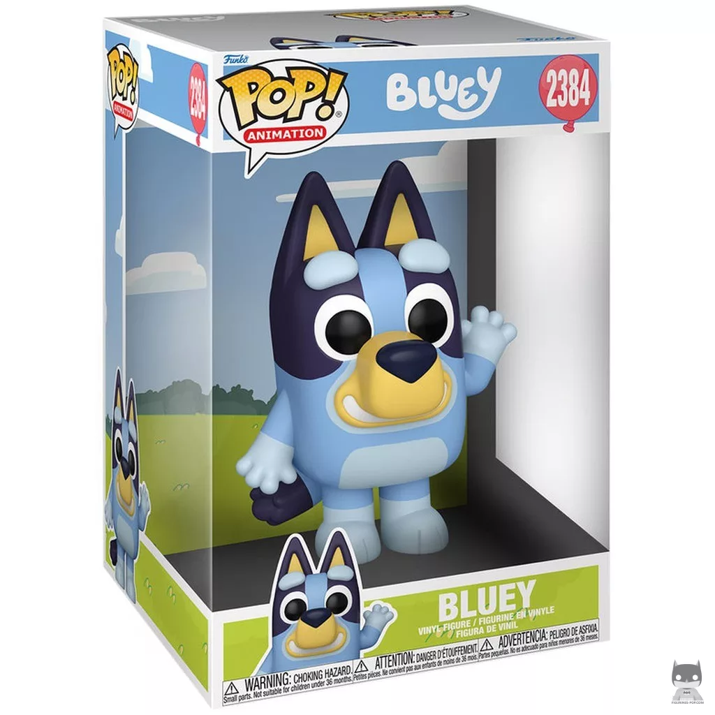 Figurine Funko POP Bluey (Supersized) avec boîte