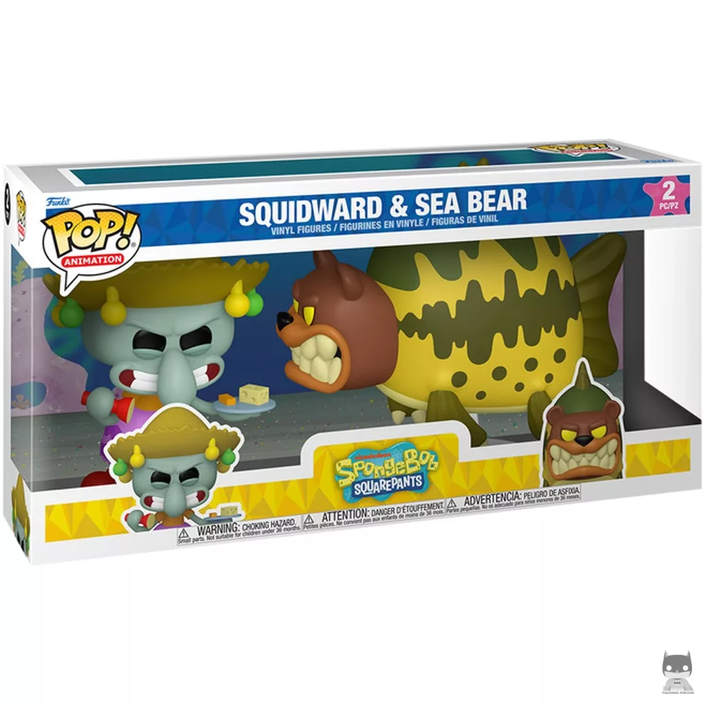 Figurine Funko POP Carlo Tentacule & L'Ours des mers avec boîte