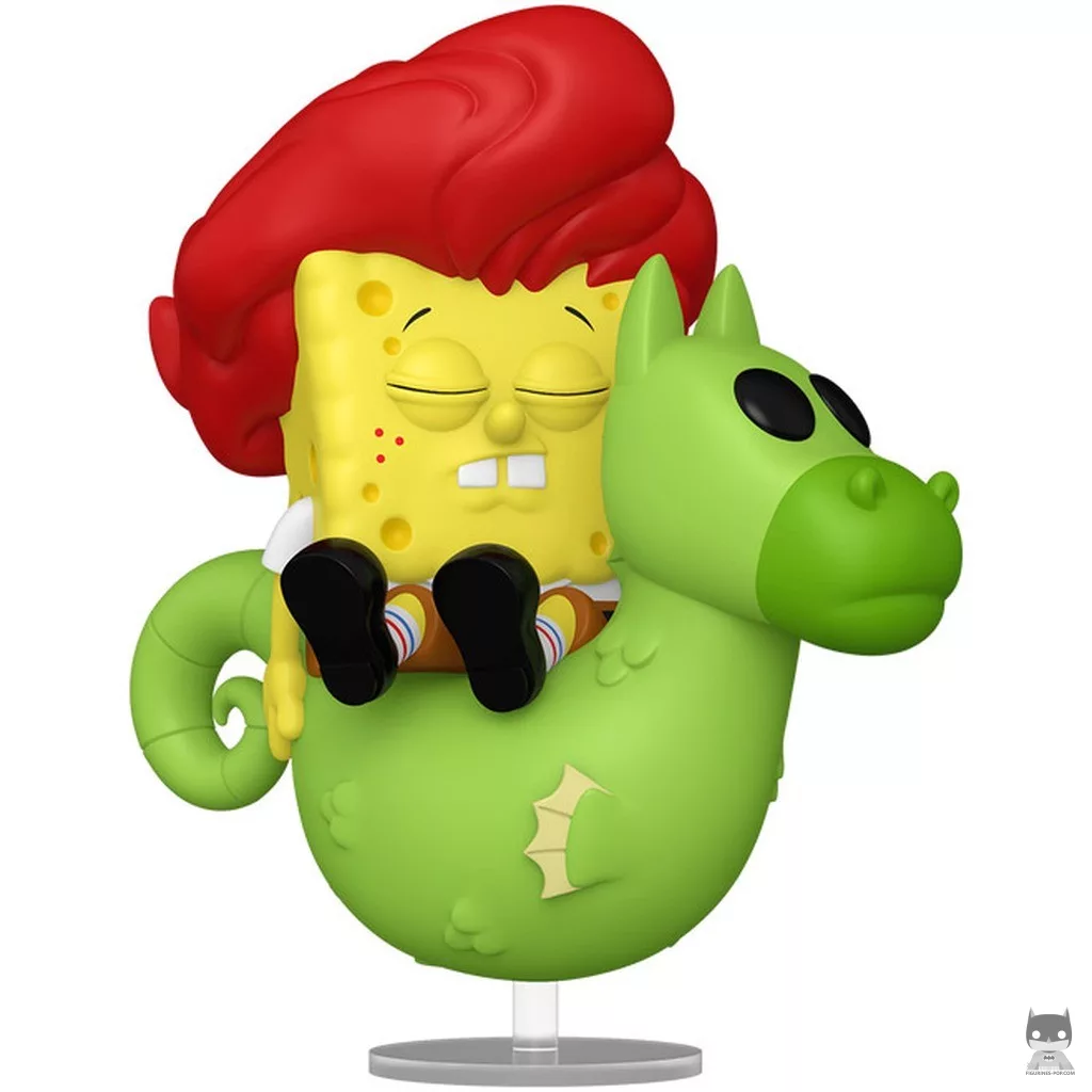Figurine Funko POP Bob l'Éponge avec Mystère l'Hippocampe (Bob l'Eponge)