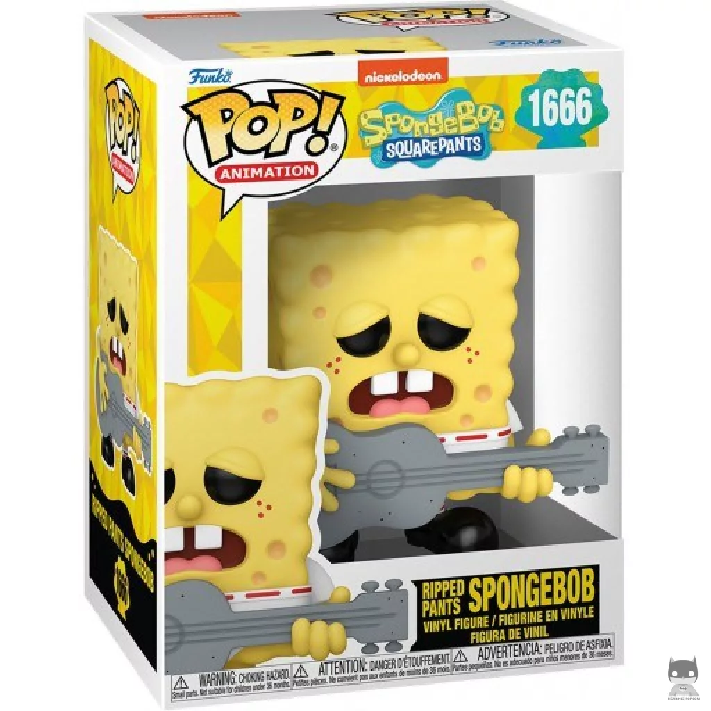 Figurine Funko POP Bob L'Eponge Pantalon Déchiré avec boîte