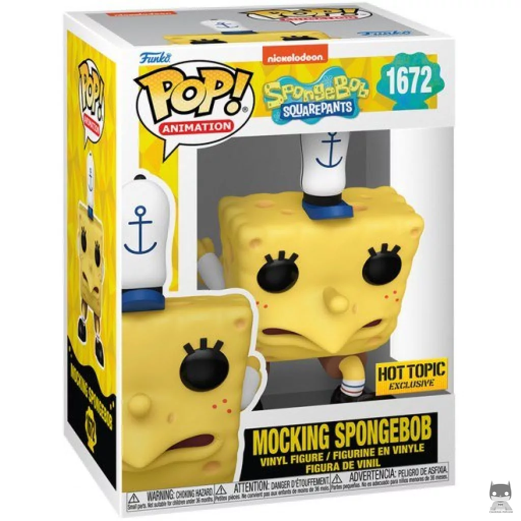 Figurine Funko POP Bob L'Eponge Moqueur avec boîte