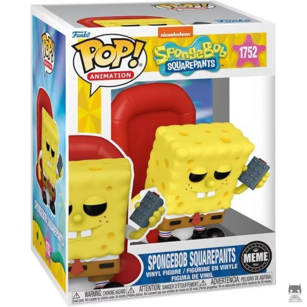 Figurine Funko POP Bob L'Eponge (Meme) avec boîte