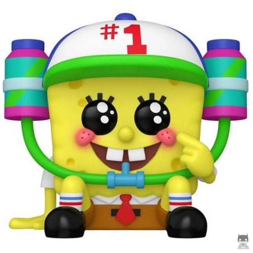 Figurine Funko POP Bob l'Éponge avec Chapeau de Boisson (Bob l'Eponge)