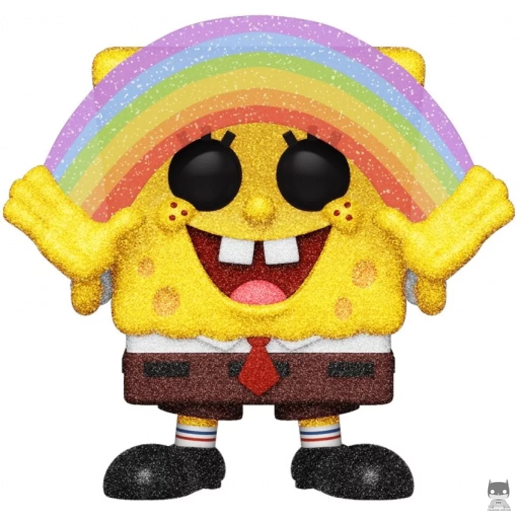 Figurine Funko POP Bob l'Eponge Arc-en-ciel (Diamond Glitter) (Bob l'Eponge)