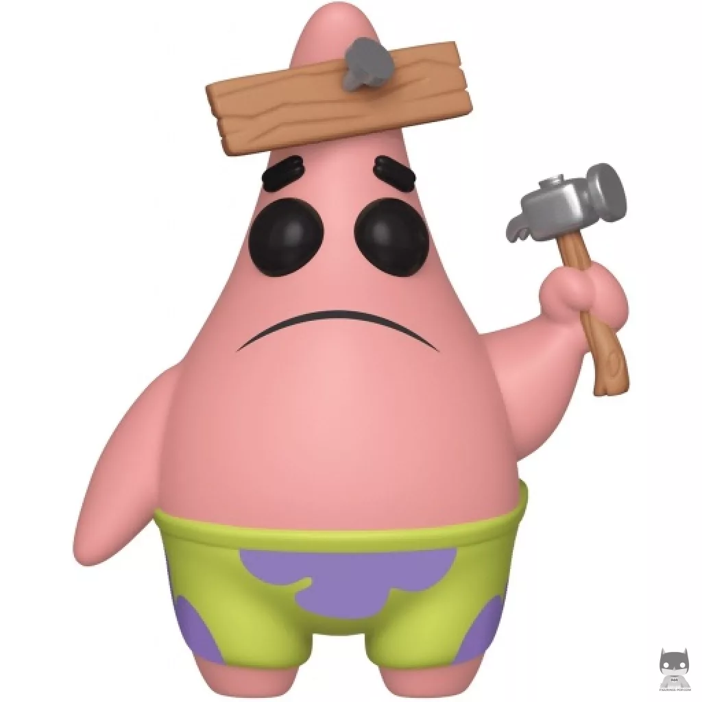 Figurine Funko POP Patrick l'Etoile de Mer avec marteau (Bob l'Eponge)