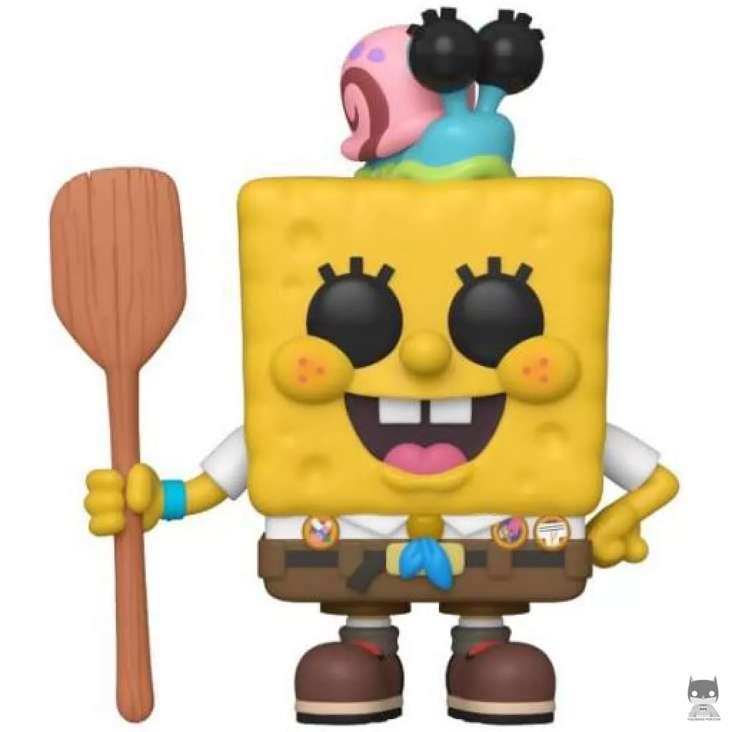 Figurine Funko POP Bob l'Eponge avec Gary (Bob l'Eponge, le film : Eponge en eaux troubles)