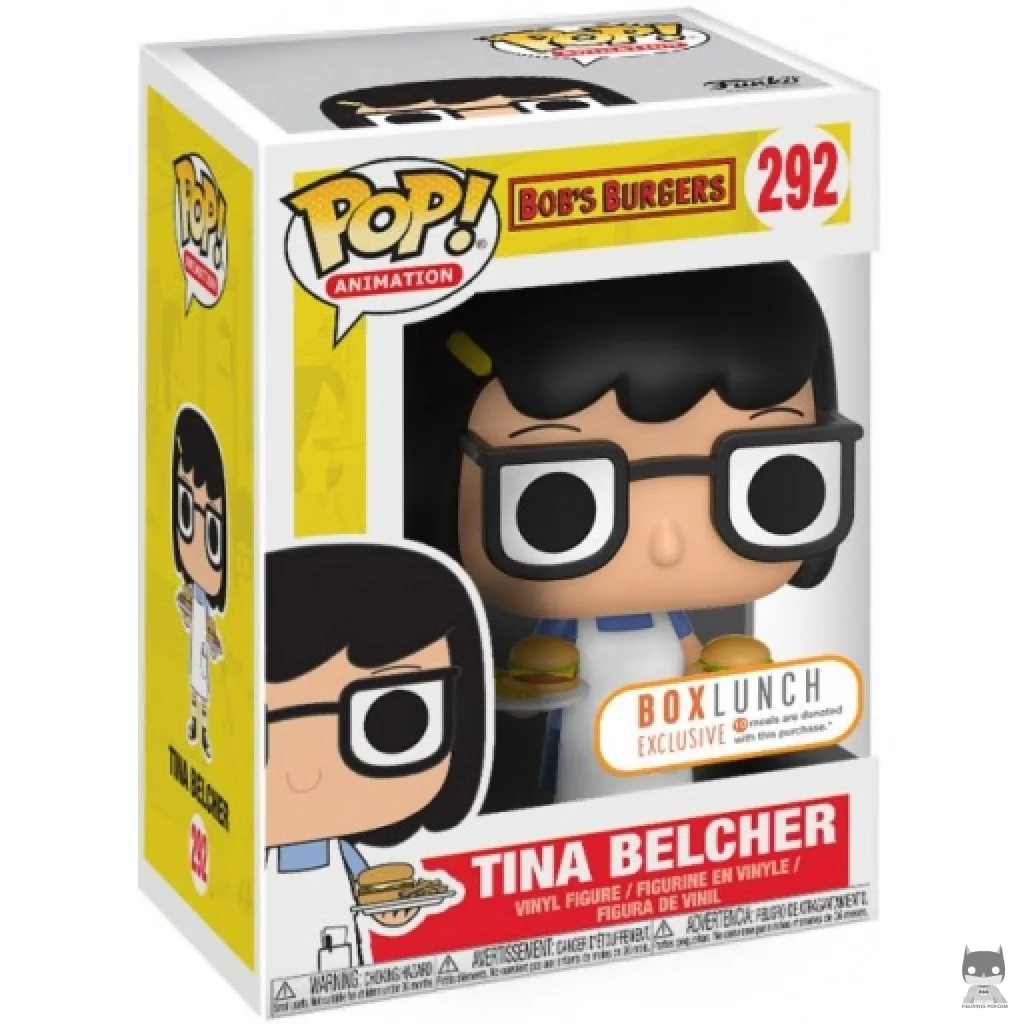 Figurine Funko POP Tina Belcher avec Cheeseburgers avec boîte